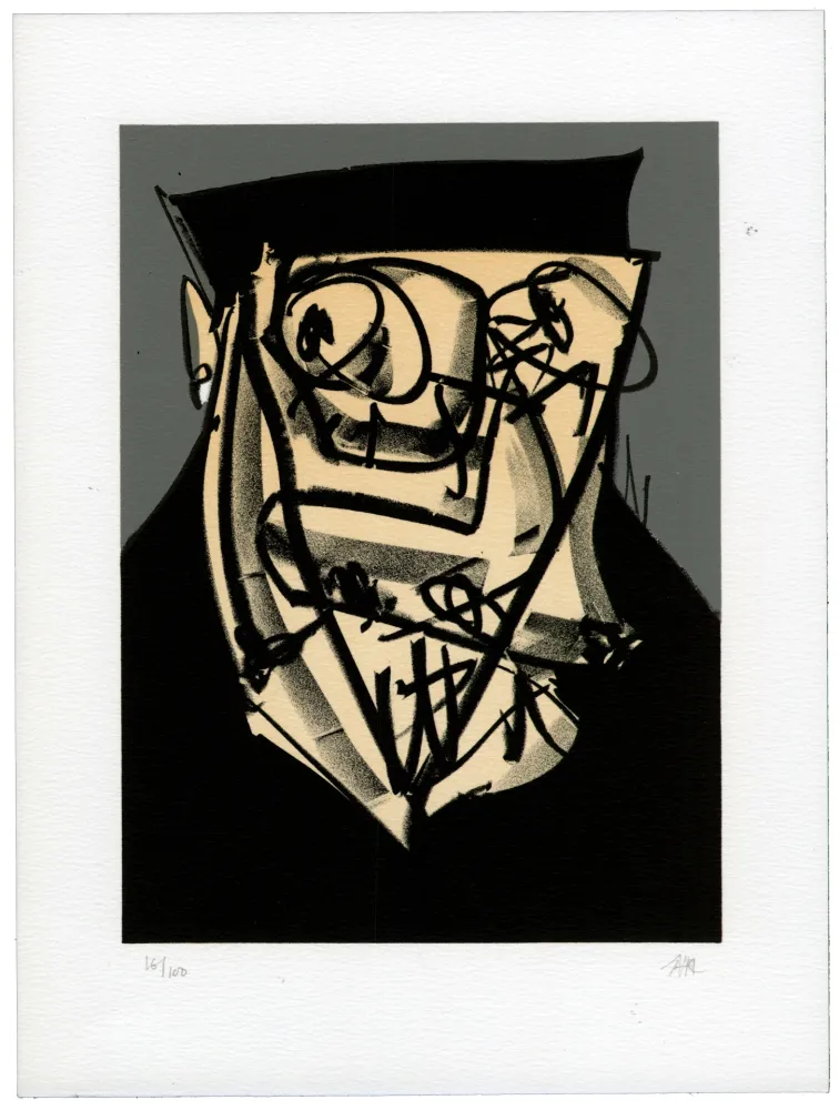 Lithografie Saura - Portrait XIV