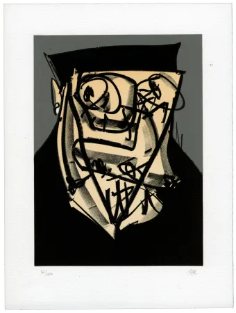 Lithografie Saura - Portrait XIV