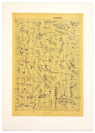 Lithografie Saura - Pour Jorn