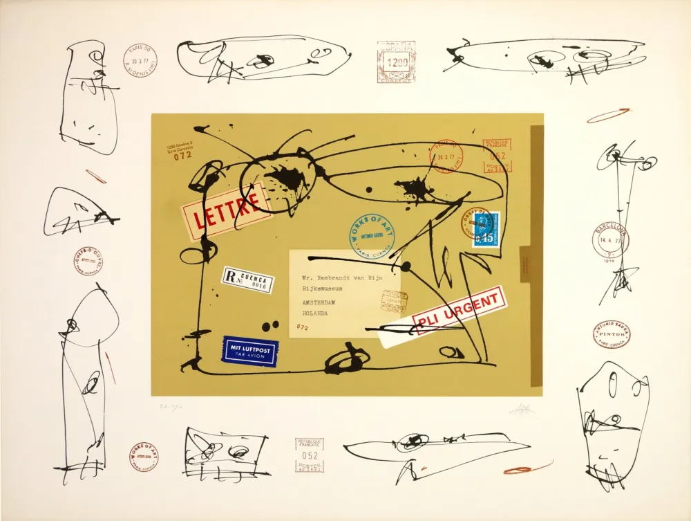 Lithografie Saura - Rembrandt Van Rijin