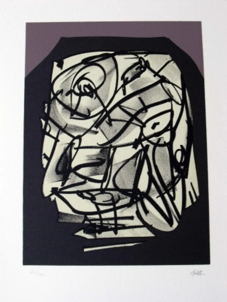 Lithografie Saura - Retrato