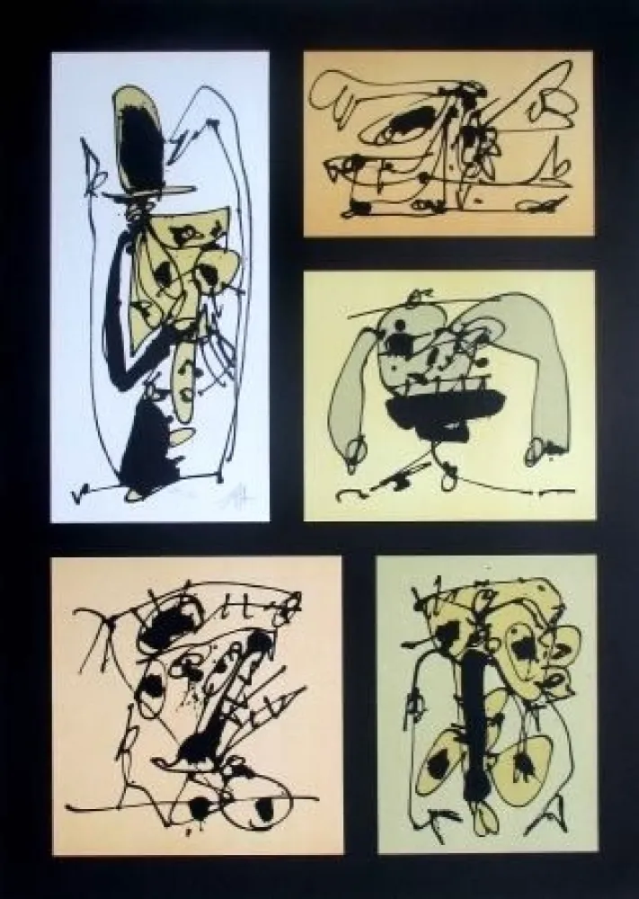 Lithografie Saura - Sans Titre