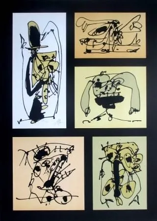 Lithografie Saura - Sans Titre