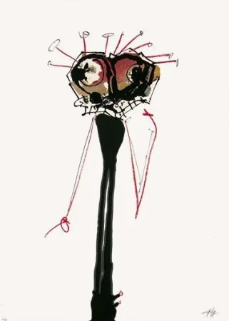 Zeefdruk Saura - Sans titre