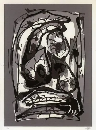 Zeefdruk Saura - Serie Emblemas, plancha 3