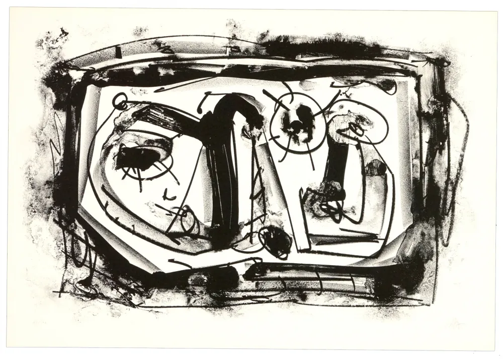 Lithografie Saura - Suaire