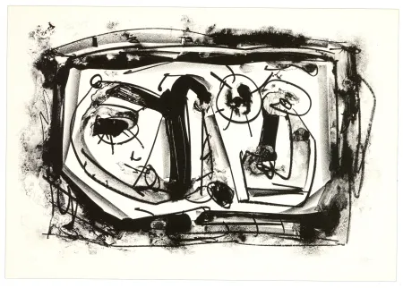 Lithografie Saura - Suaire