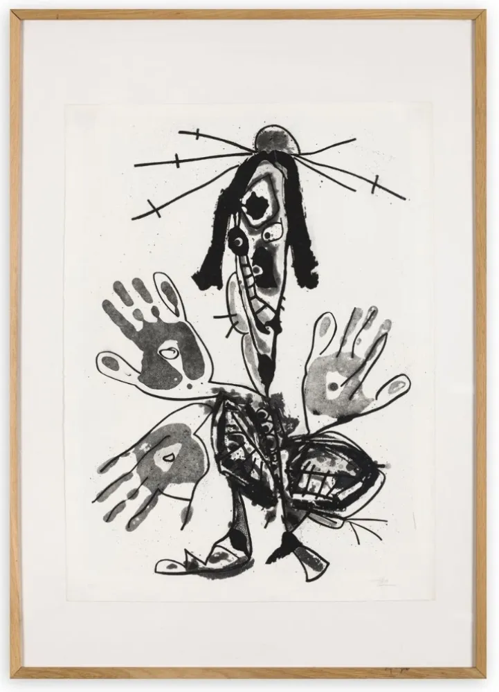 Ets En Aquatint Saura - Sylvia (Novisaurias)