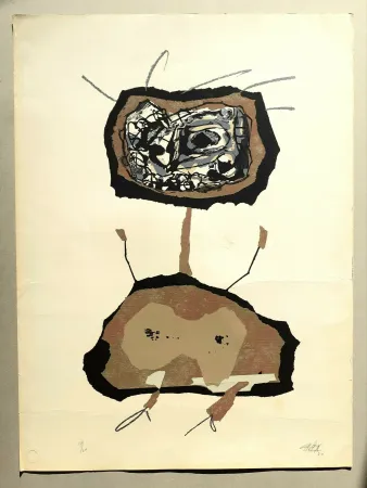 Zeefdruk Saura - Untitled