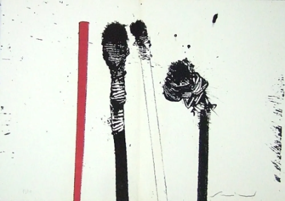 Lithografie Scanavino - A mezzo della notte