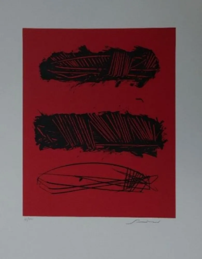 Lithografie Scanavino - Senza titolo