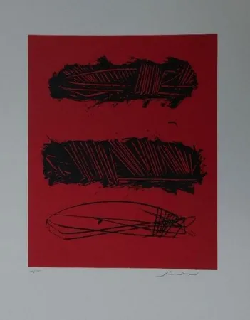 Lithografie Scanavino - Senza titolo