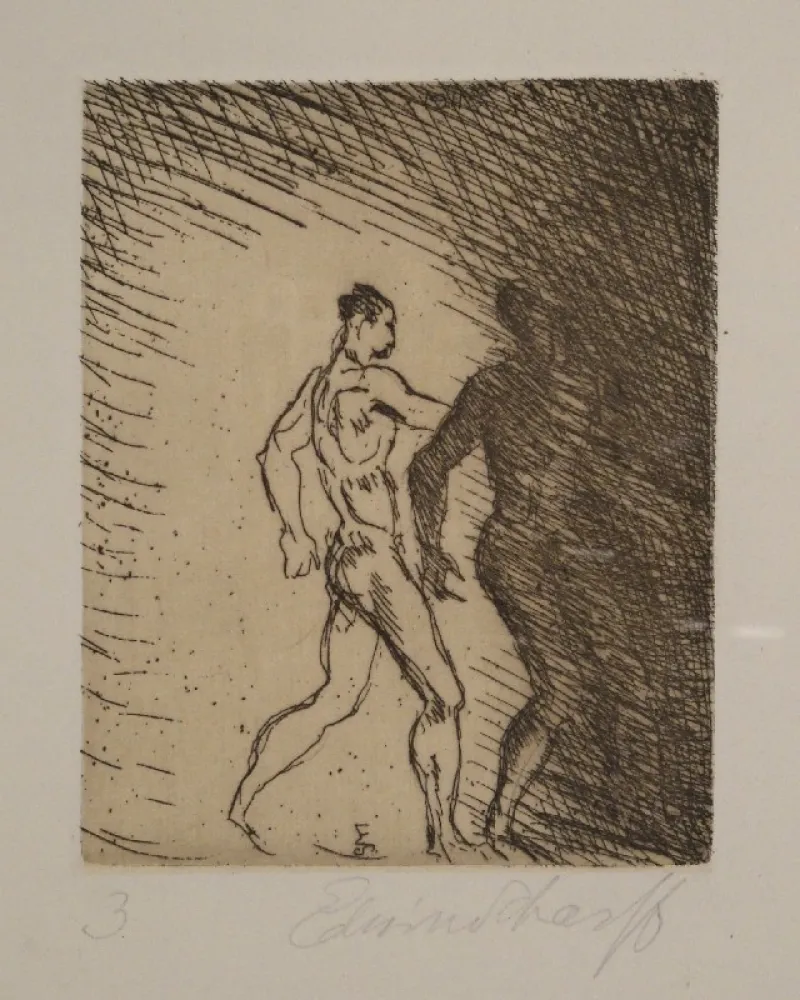 Ets Scharff - Schreitendes Paar