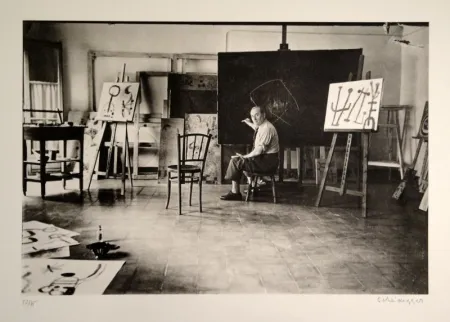 Fotografie Scheidegger - Miro im Atelier