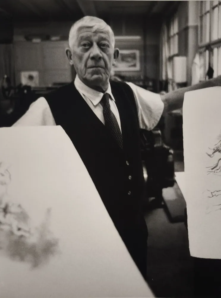 Fotografie Scheidegger - Oskar Kokoschka, 1967.