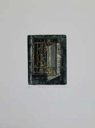 Ets En Aquatint Schibli - Höstfönsta 