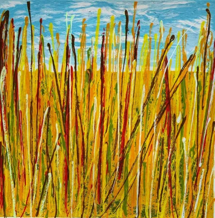 Zeefdruk Schifano - Campo di grano