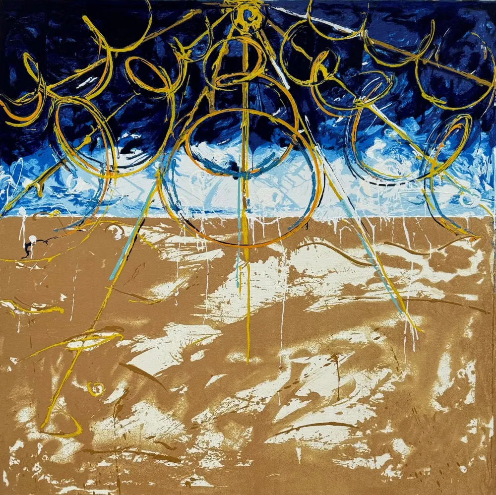 Zeefdruk Schifano - Deserto