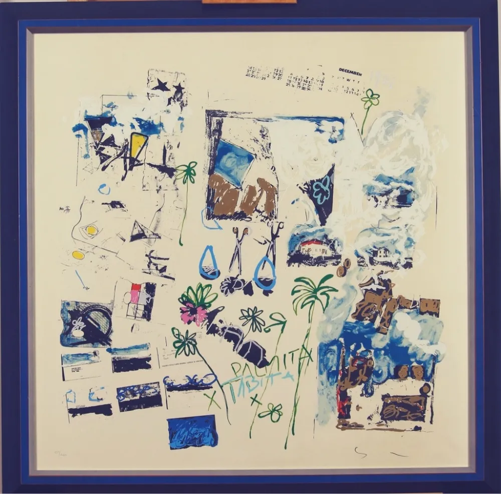 Lithografie Schifano - Dicembre