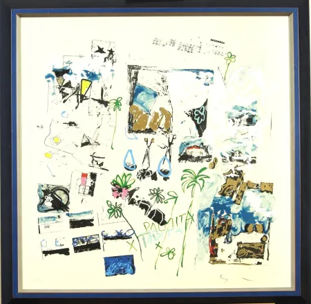 Lithografie Schifano - Dicembre