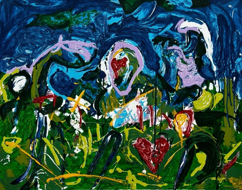 Zeefdruk Schifano - Esterno