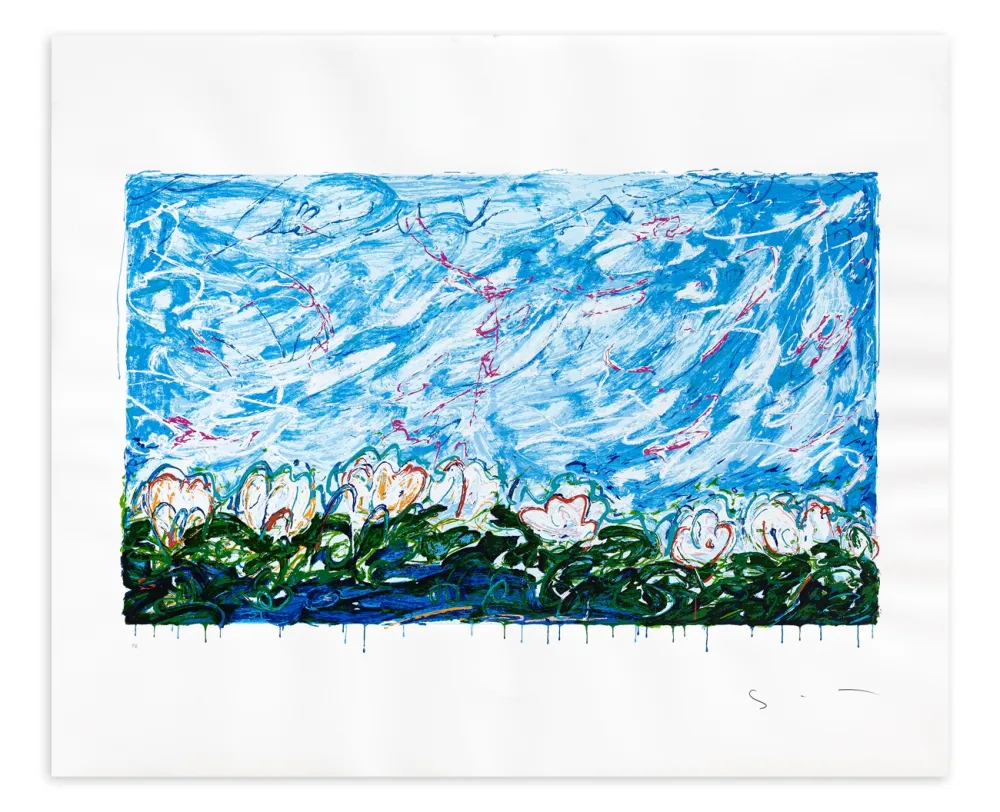 Zeefdruk Schifano - Gigli d'acqua