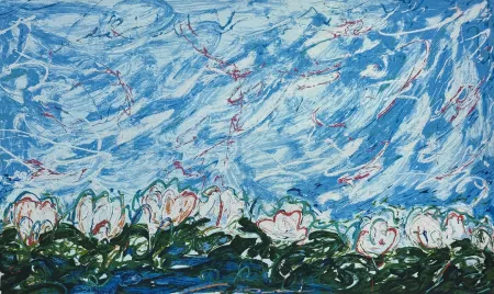 Zeefdruk Schifano - Gigli d'acqua