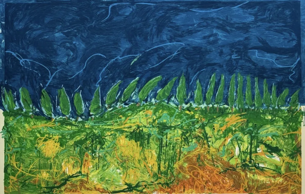 Lithografie Schifano - Mario Schifano (1934–1998) – Bellavista – Enamel screen printing – 1993