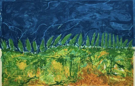 Lithografie Schifano - Mario Schifano (1934–1998) – Bellavista – Enamel screen printing – 1993