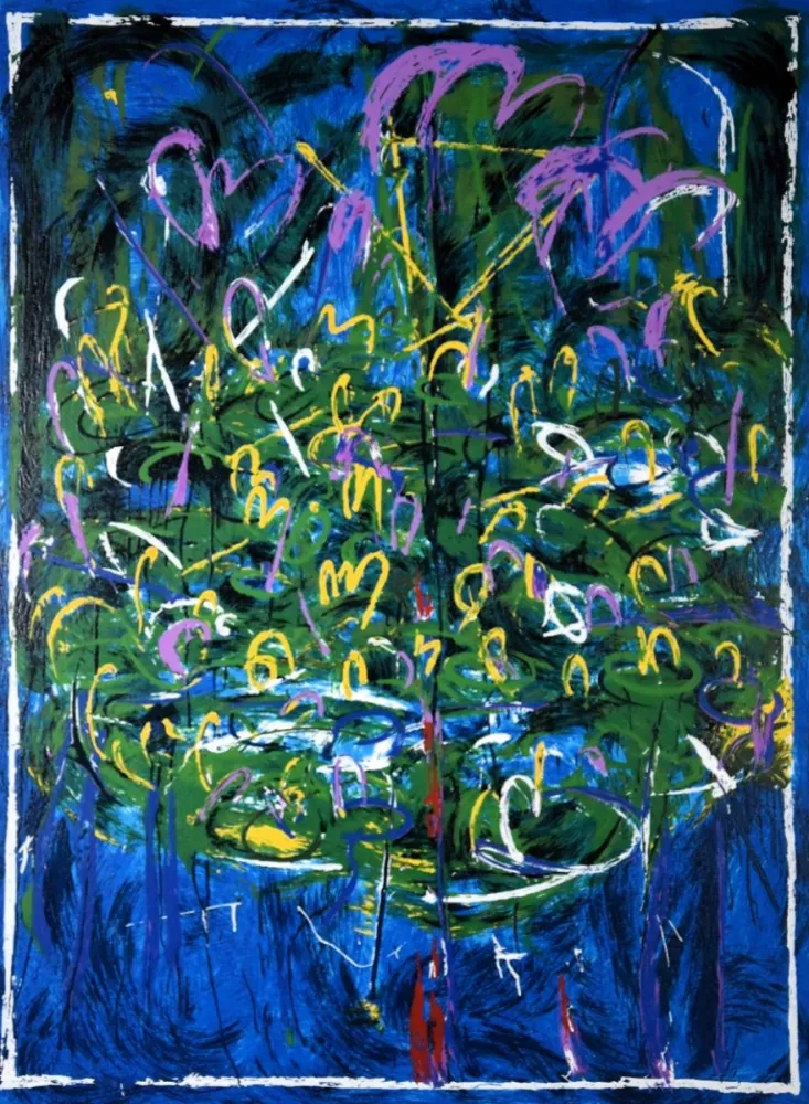 Lithografie Schifano - Mario Schifano (1934–1998) - Idrocultura - Enamel screen printing - 1990