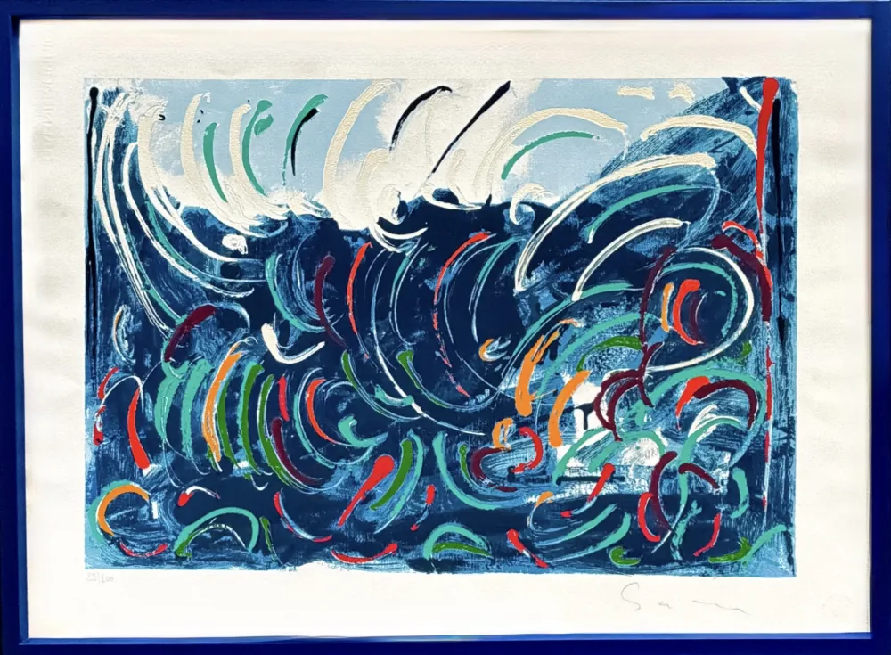 Zeefdruk Schifano - Onde (Waves)