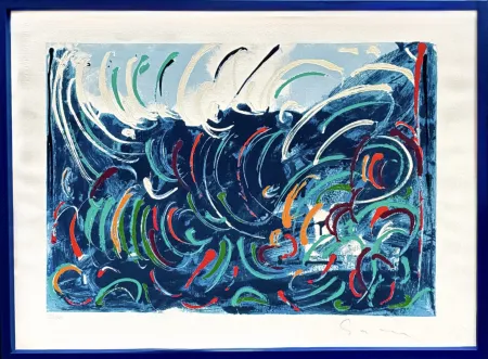 Zeefdruk Schifano - Onde (Waves)