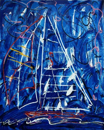 Zeefdruk Schifano - Regata