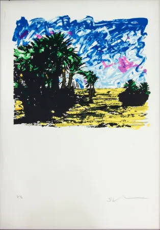 Lithografie Schifano - SENZA TITOLO