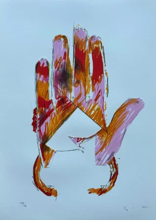 Zeefdruk Schifano - Simbolismo