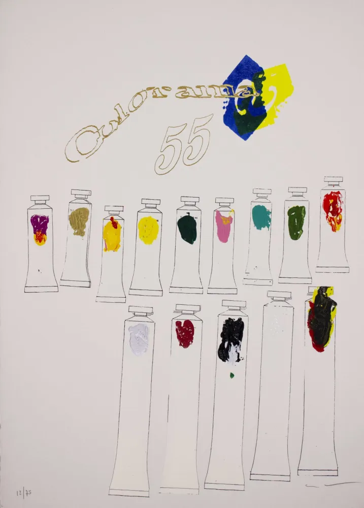 Zeefdruk Schifano - Untitled