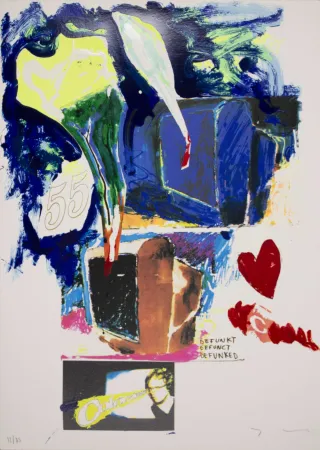 Zeefdruk Schifano - Untitled