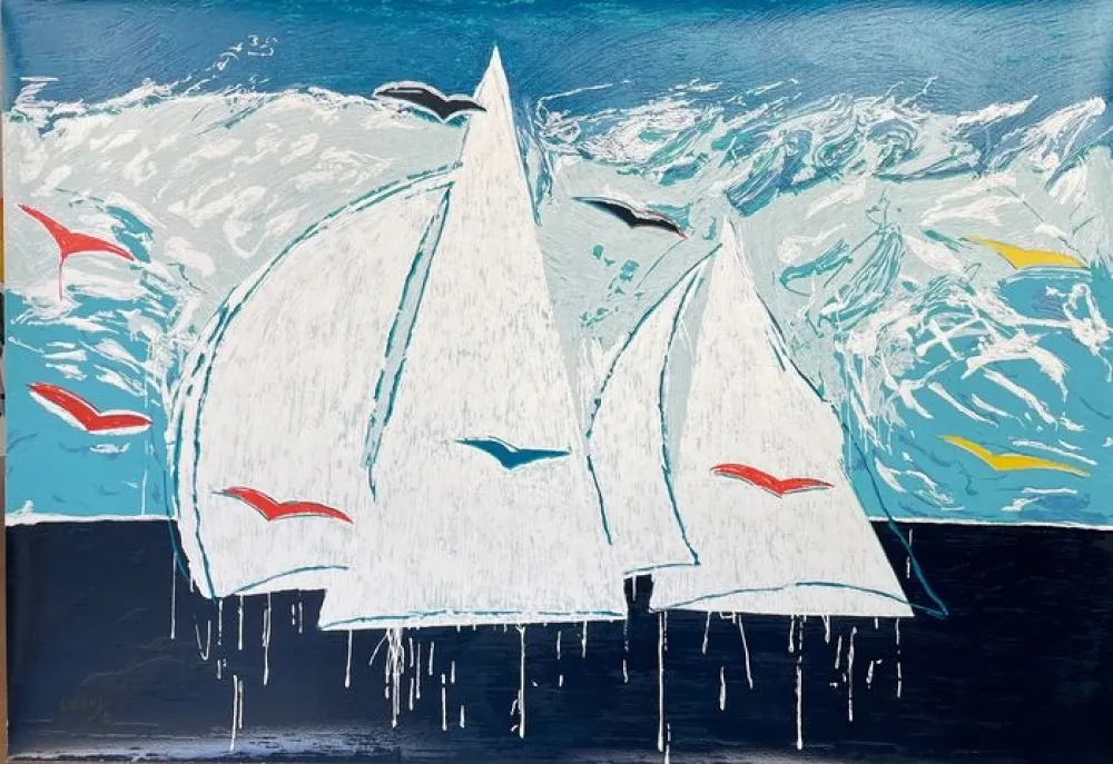 Zeefdruk Schifano - Vele