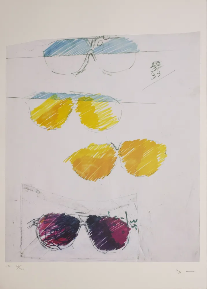 Zeefdruk Schifano - Visioni