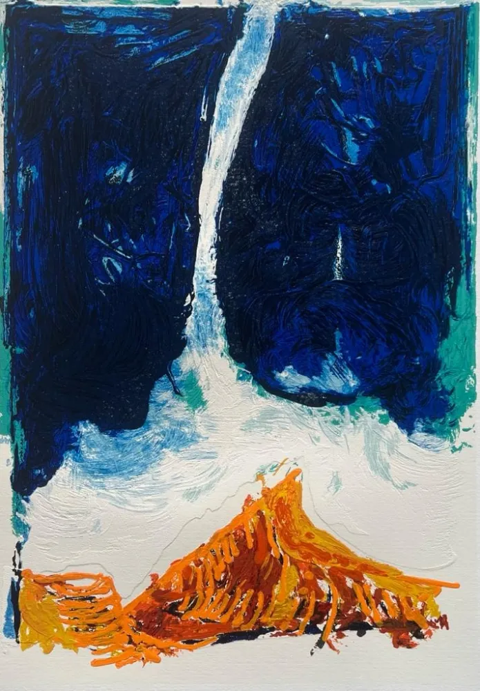 Zeefdruk Schifano - Vulcano