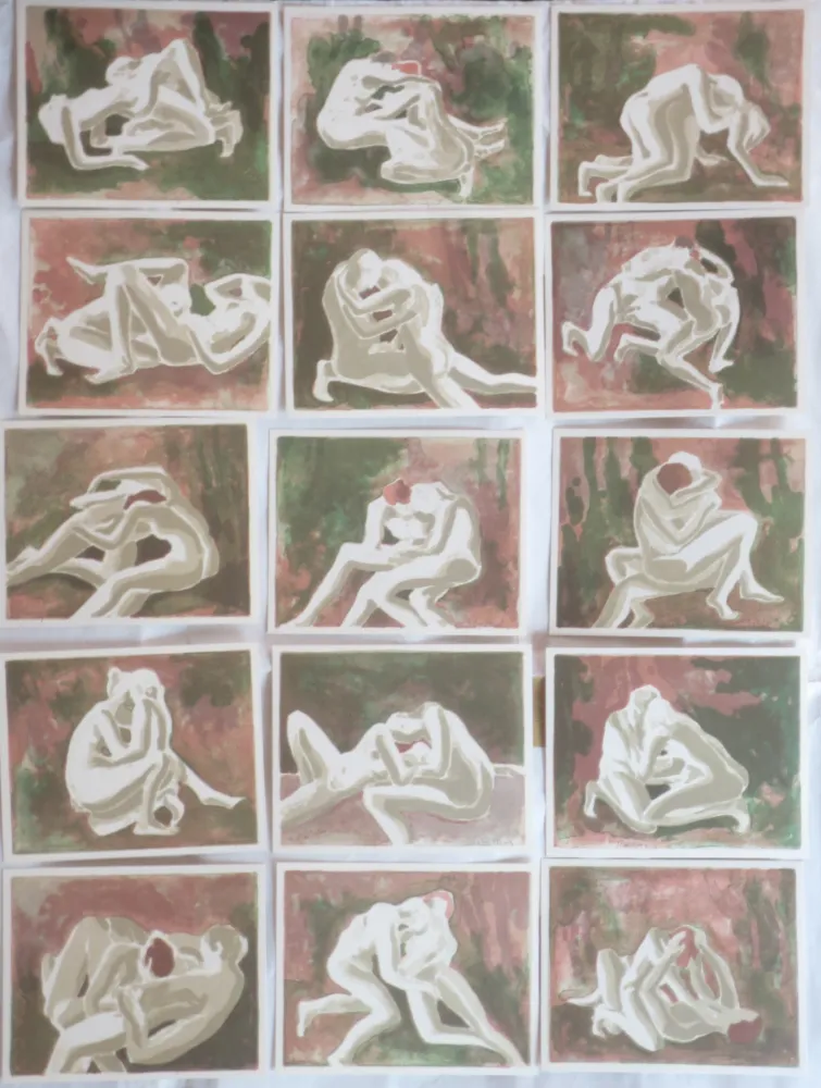 Lithografie Schilling - Suite érotique