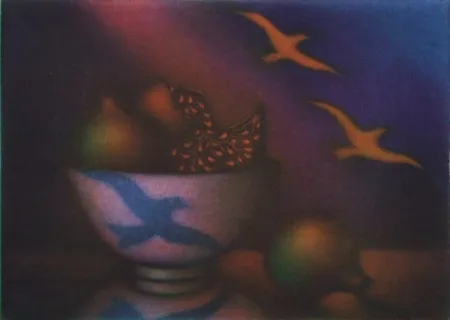 Mezzotint Schkolnyk - L'envol