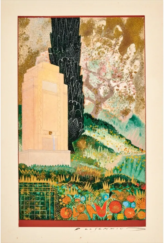 Geïllustreerd Boek Schmied - LE CANTIQUE DES CANTIQUES. Exemplaire de Schmied avec gouaches originales (1925)