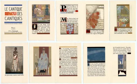 Geïllustreerd Boek Schmied - LE CANTIQUE DES CANTIQUES. Traduction de Ernest Renan (1925)