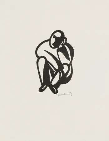 Linosnede Schmitz - 9 signierte Linolschnitte 1921-1927 (9 signed linocuts 1921-1927)