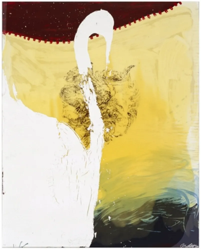 Zeefdruk Schnabel - Bill (after short silence then)