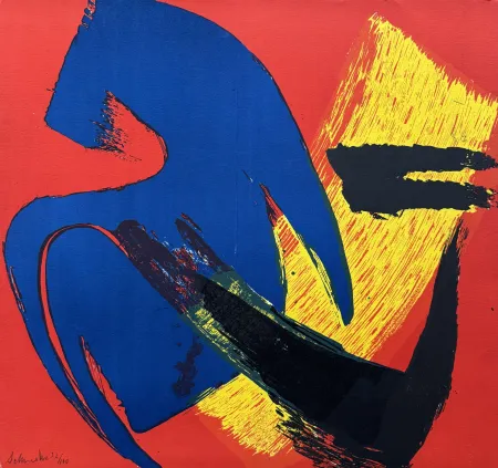 Lithografie Schneider - Composition, 1980