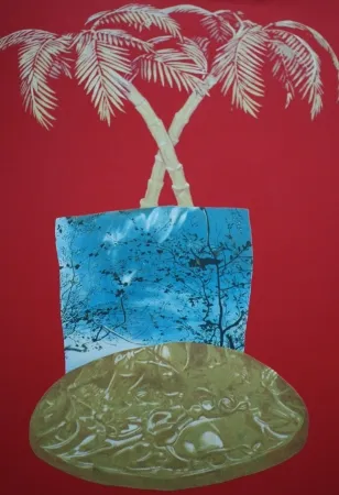 Zeefdruk Scholte - Waarover zal ik zingen