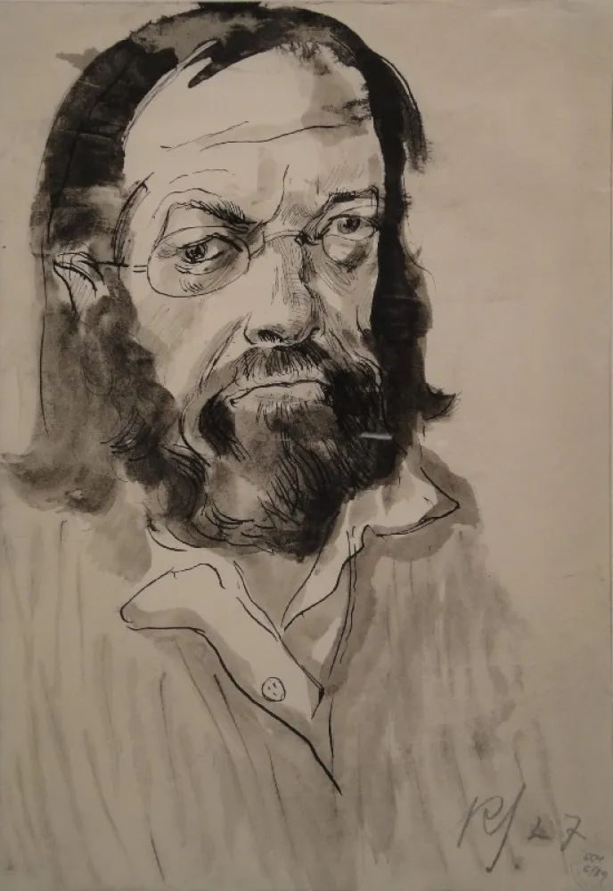 Geen Techniek Schürch - Selbstporträt