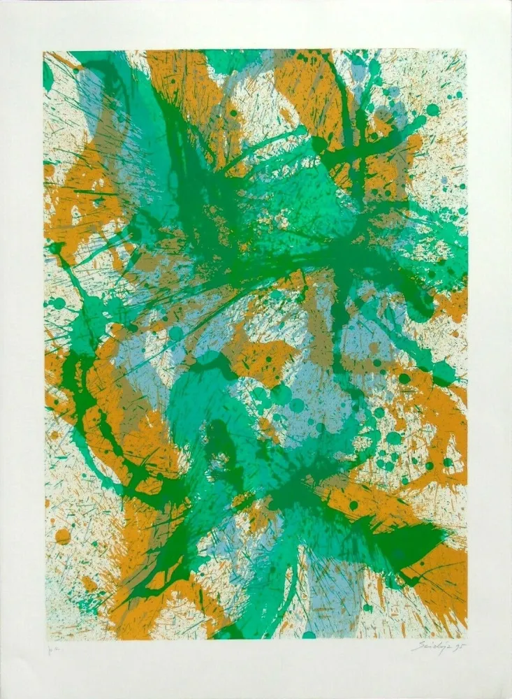 Zeefdruk Scialoja - Composizione